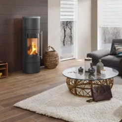 Kaminofen Olsberg Palena PowerBloc Compact Naturstein Serpentin Schwarz