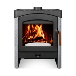 Napoleon Magasin -Napoleon Magasin 1111094 kaminofen austroflamm pallas hinten speckstein mit kochplatte2