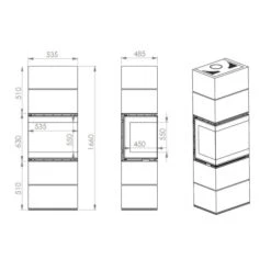 Kaminofen A.caminetti Scandinavian 50 BH -Napoleon Magasin 1112308 kaminofen scandinavian 50 bh16