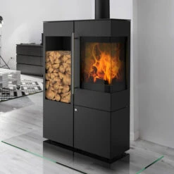Kaminofen Olsberg Ipala Smart Compact Mit Holzregal -Napoleon Magasin 1117565 olsberg kaminofen ipala lgart compact mit holzregal5