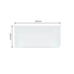 Funkenschutzplatte Glas Rechteck Abgerundet 60 X 110 X 0,6 Cm -Napoleon Magasin 1940144 funkenschutzplatte glas rechteck abgerundet 60 x 110 x 0 6 cm3