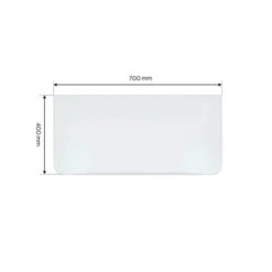 Funkenschutzplatte Glas Segmentbogen Abgerundet 40 X 70 X 0,6 Cm -Napoleon Magasin 1940153 funkenschutzplatte glas segmentbogen abgerundet 40 x 70 x 0 6 cm4