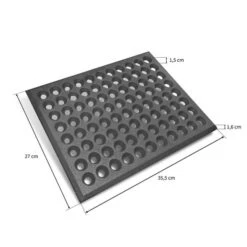 Gussrost-Brennraumrost 11" X 14" Oder 27 X 35,5 Cm -Napoleon Magasin 1980069 gussrost brennraumrost 36 27 cm3