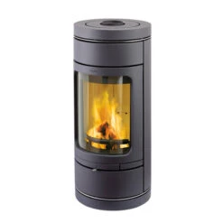 Guss-Kaminofen Leda Novia C Schwarz
