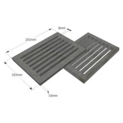 Gussrost-Brennraumrost 7" X 10" Oder 18 X 26 Cm -Napoleon Magasin gussrost ascherost 18x26cm brennraumrost ofenrost4