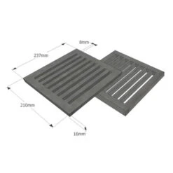 Gussrost-Brennraumrost 8" X 9" Oder 21 X 24 Cm 9 Gussrost-Brennraumrost 8" X 9" Oder 21 X 24 Cm -Napoleon Magasin ofenrost ascherost 21x24cm gussrost 8x94 1