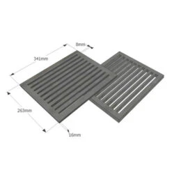 Gussrost-Brennraumrost 10" X 13" Oder 26 X 34 Cm -Napoleon Magasin ofenrost brennraumrost gussrost 26cmx34cm3