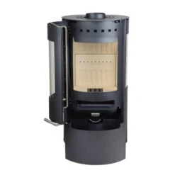 Kaminofen Aduro 9 Air Schwarz -Napoleon Magasin runder kaminofen aduro 9 air externe zuluft 6 kw kohleofen schwedenofen6